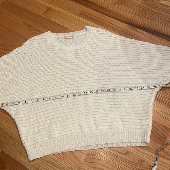 Altar'd State Cream Knit Sweater Size Medium/Large - Picture 6 of 7